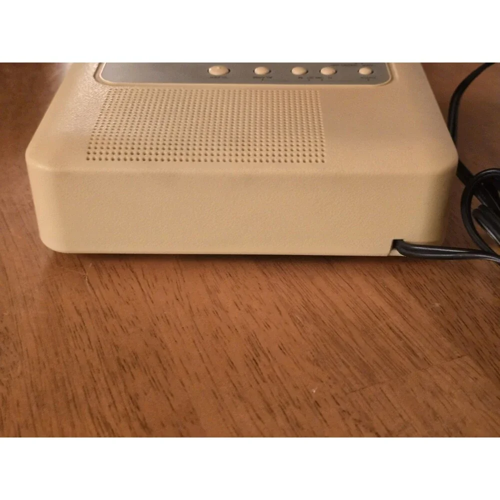 Vintage Sony Dream Machine ICF-C240 AM/FM Clock Radio Pink LED Cream Tested